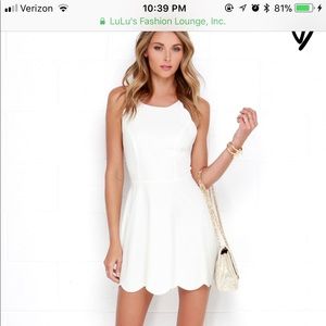Lulus play on curves ivory backless dress